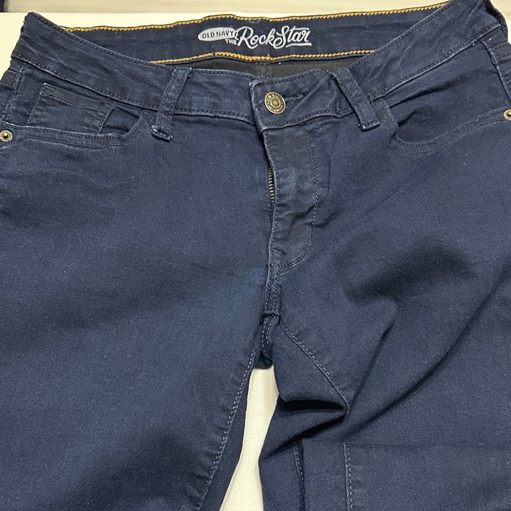 Old Navy Women's Dark Blue Skinny Jeans